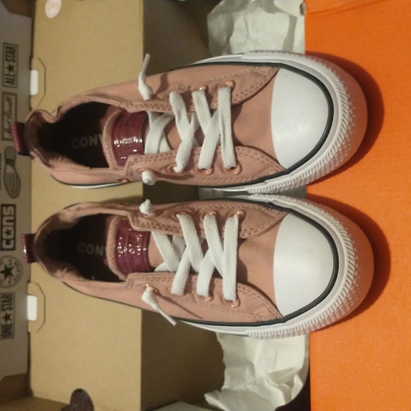 Converse All Star Chuck Taylor's PINK Shoreline Slip-On Sneakers Women's Size 7 - Picture 8 of 17